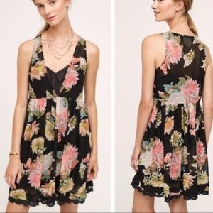 Anthropologie Maeve Violeta Baby Doll Dress Xsmall